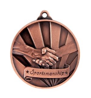 1076-38BR: Sunrise Medal-Sportsmanship