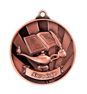 1076-39BR: Sunrise Medal-Lamp of Knowledge
