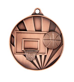 1077-7BR: Sunrise Medal-Basketball