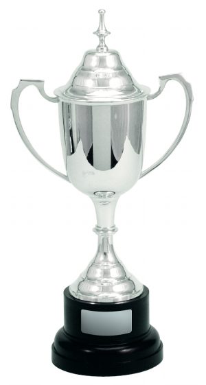 SPB-COB160: Silver Plated Cup on Base with Lid
