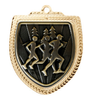 1067GVP-MS18G: Shield Medal - Cross Country