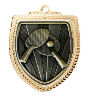 1067GVP-MS59G: Shield Medal - Table Tennis