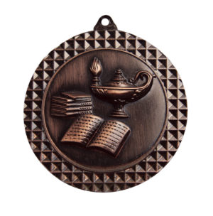 1080-39BR: 70mm Medal Lamp of Knowledge