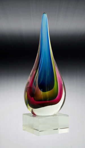1265F: Artistic Glass-Rainbow