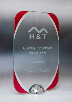 1292AR: Millenium Glass-Curved Rectangle