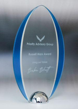 1293ABU: Millenium Glass-Oval