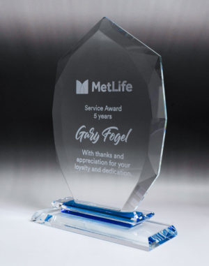 1341-1: Aquamarine Glass-Arch