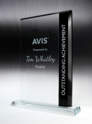 1386-3BK: Harmony Glass Rectangle