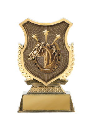 20AA-SS29GS: Shield Stand-Horses