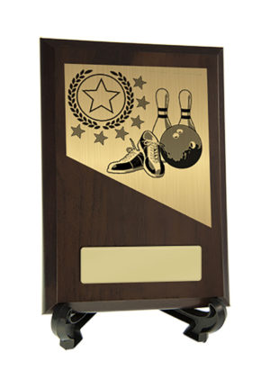 8231CH-PS21A: Plaque with Tenpin Trim