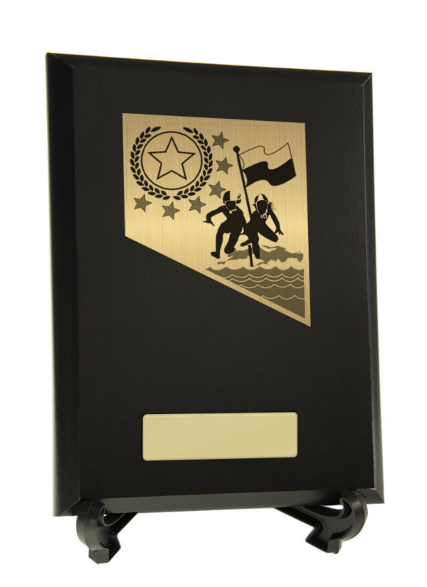 8231BK-PS4A: Plaque with Lifesaving Trim - Image 3