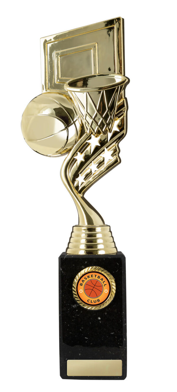 B24-0301 : Basketball Figurine on Base - Image 4