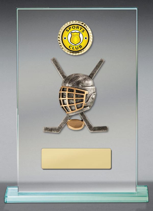 BG01A-CF25G: Ice Hockey Theme on Glass - Image 3