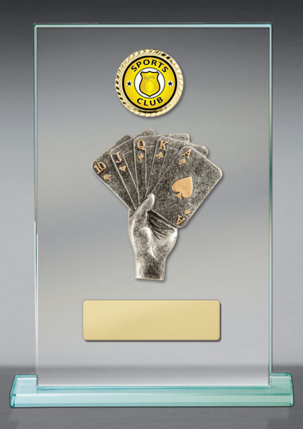 BG01A-CF54G: Poker Theme on Glass - Image 3