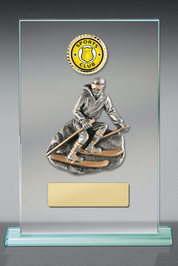 BG01A-CF65G: Skiing Theme on Glass - Image 3