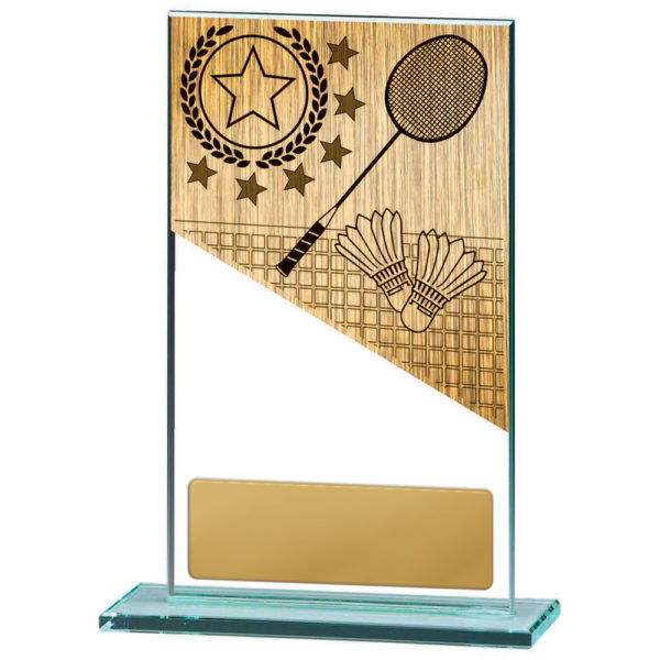 BG01A-PS57A: Badminton Theme on Glass - Image 3