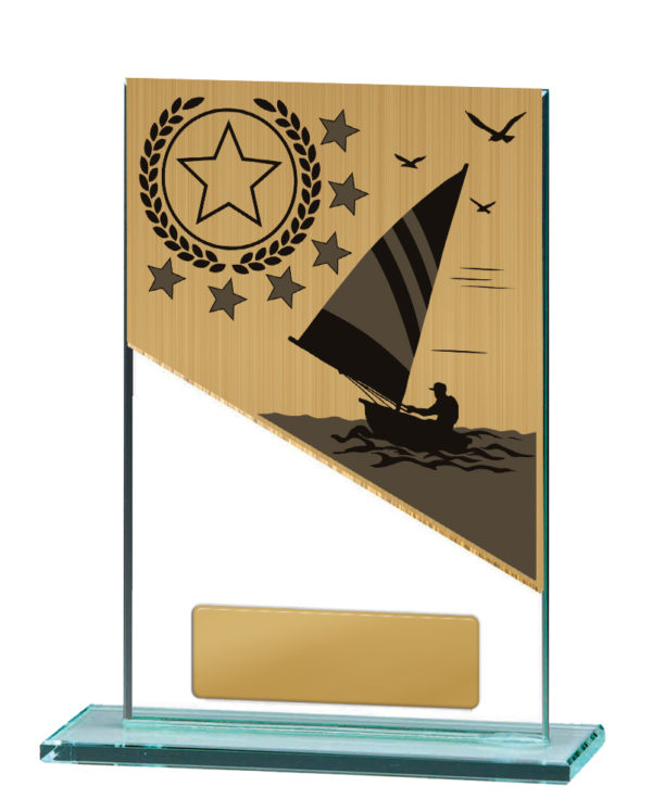 BG01A-PS67A: Sailing Theme on Glass - Image 3