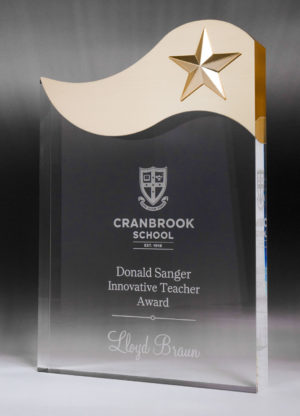 EAC18A: Golden Glow Acrylic Wave