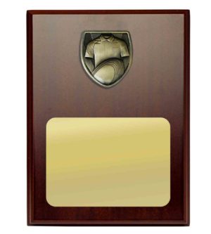 R24-0306: Plaque with Rugby Trim