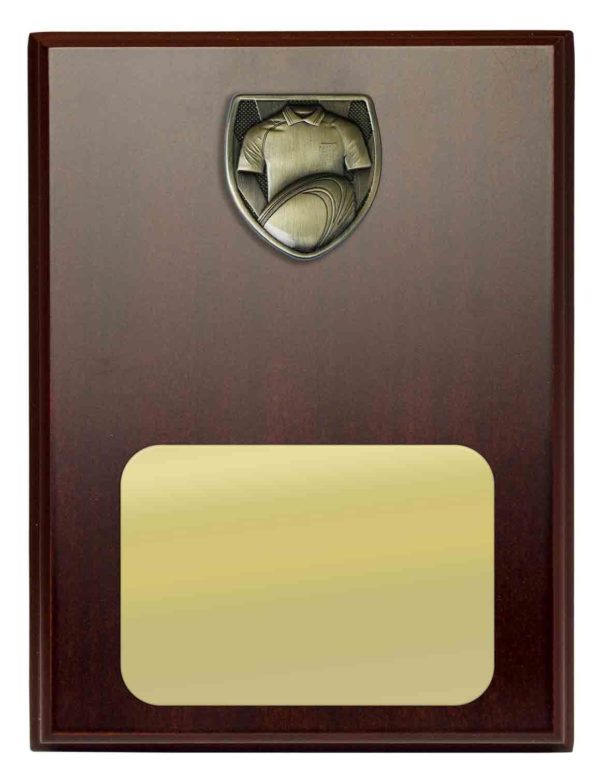 R24-0306: Plaque with Rugby Trim - Image 4