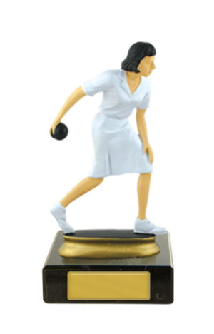 S24-15105: Lawn Bowls Figure on Base