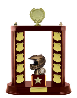 S24-16204WG: Timber Buildup Moto-X Helmet