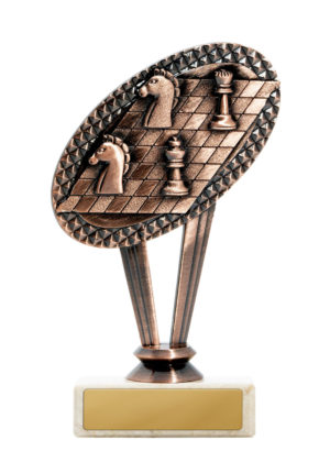 S24-16809: Metal Chess Theme on Base