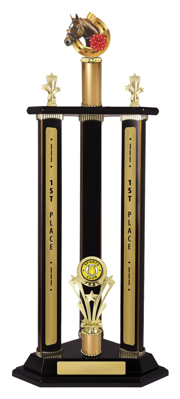 S24-7707DK: Timber Buildup Horses - Image 3