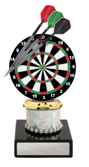 S24-7801: Darts Figurine on Column