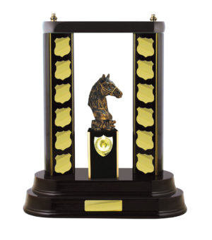 S24-8510DK: Timber Buildup Horses