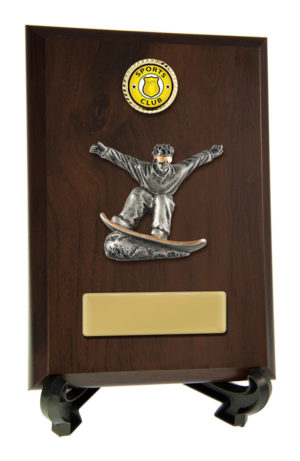 8231CH-CF66G : Plaque with Snowboard Trim