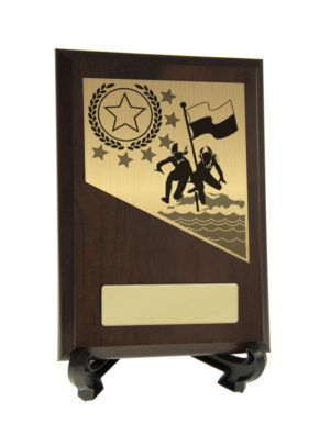 8231CH-PS4A : Plaque with Lifesaving Trim