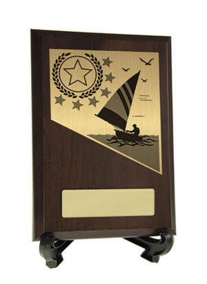 8231CH-PS67A : Plaque with Sailing Trim