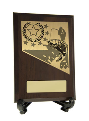 8231CH-PS85A : Plaque with Fishing Trim