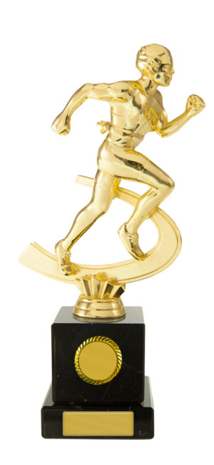 S24-10807 : Athletics Male Figure on Column