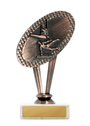 S24-14105 : Metal Male Gymnastics Theme on Base