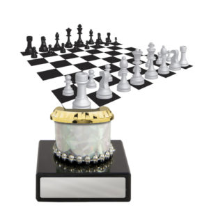 S24-16813 : Chess Figurine on Column