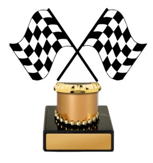 S24-7805 : Motorsports Figurine on Column